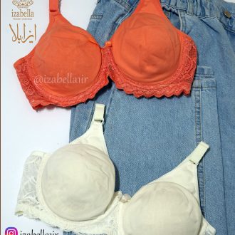 ست شورت و سوتین پرسی نخ و دانتل فنردار ایزابلا کد 0170 (عمده)