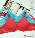 ست شورت و سوتین پرسی نخ و دانتل فنردار ایزابلا کد 0170 (عمده) - Image 10